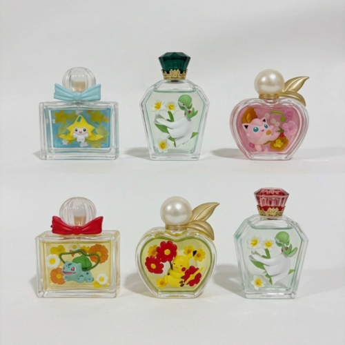RE-MENT / Pokémon Pikachu, Espeon, Bulbasaur, Jirachi, Jigglypuff, Gardevoir Petite Fleur trois (Volume 3)Approx. 5-10cm per bottle Complete Set