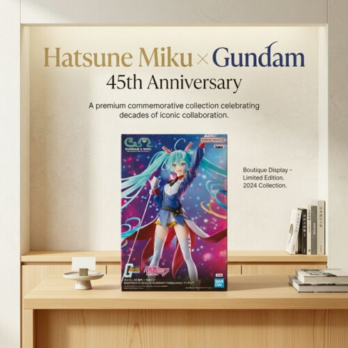 Bandai Banpresto Hatsune Miku x Gundam 45th Anniversary Collaboration Figure