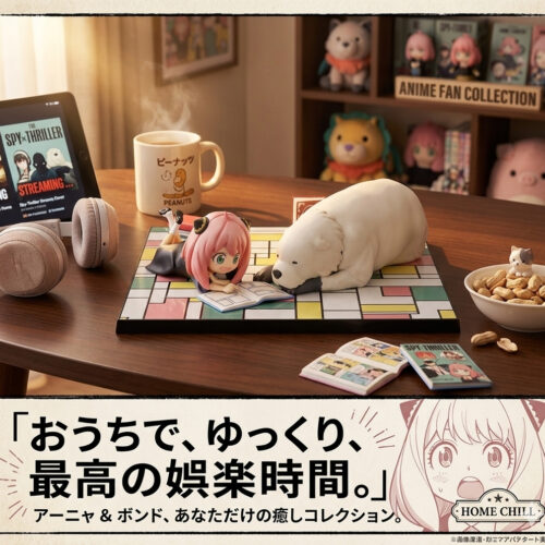 Spy x family:  Anya Bond Ichiban Kuji figure with card holder B Prize