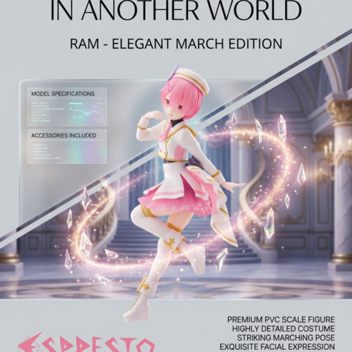Bandai Namco Re:Zero Starting Life in Another World Ram ESPRESTO-est- Stage Costumes Figure 21cm Idol Outfit