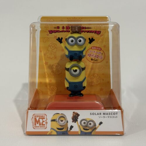 Universal Studios Japan Despicable Me Minions Solar Swing Solar Mascot 10cm Solar-powered Figure